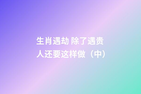 生肖遇劫 除了遇贵人还要这样做（中）